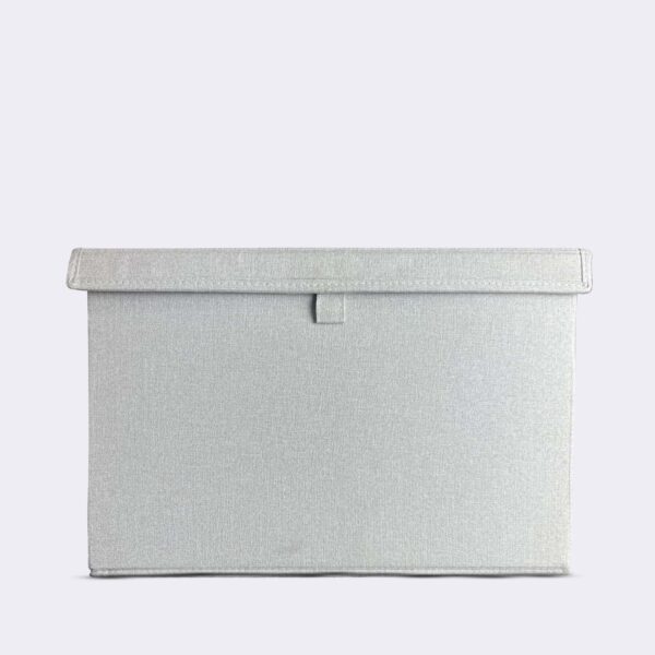 Foldable Premium Fabric Storage Box - 1 Box with 2 Hardboards