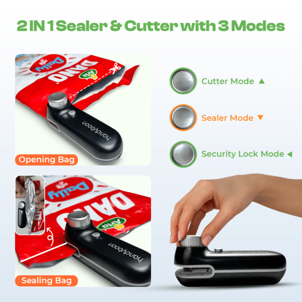 Mini Electric Sealer and Cutter - USB Rechargeable and Durable - Image 5