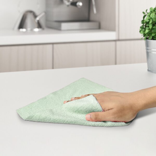 Reusable Kitchen Towel Roll - Paste Color - Washable and Soft Microfiber Fabric - 20 Pcs (পেস্ট কালার) - Image 6